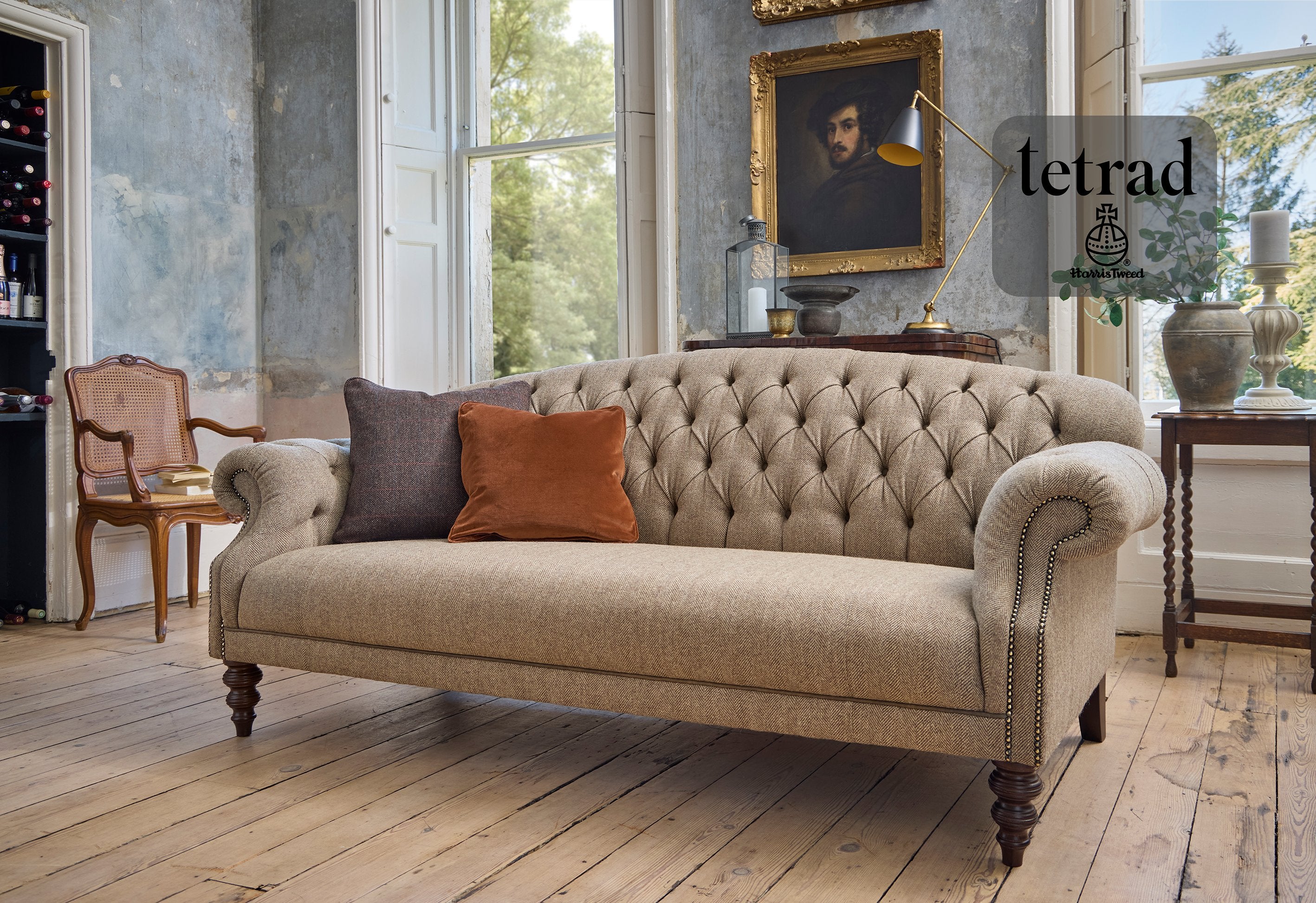 Tetrad | Harris Tweed Sofas | Arbroath | Chesterfield sofa