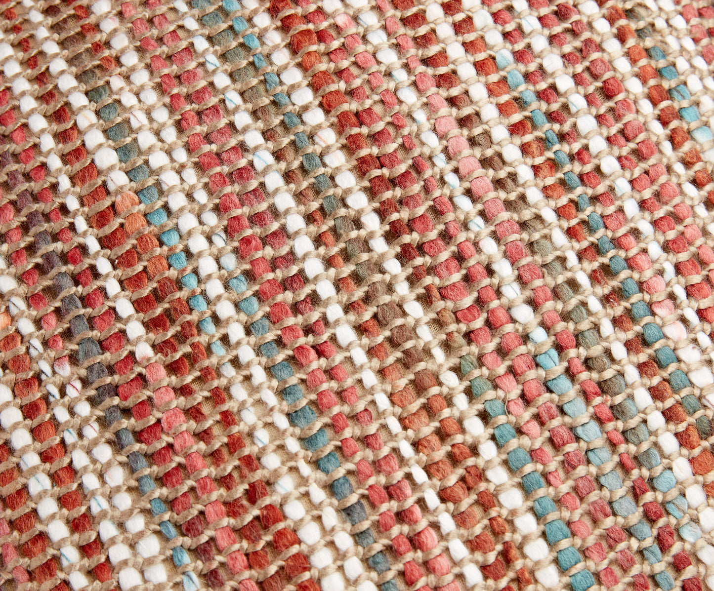 Large Square Multicoloured Cushion