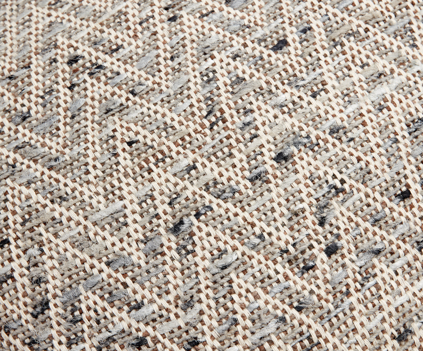 Medium Square Grey Chevron Cushion