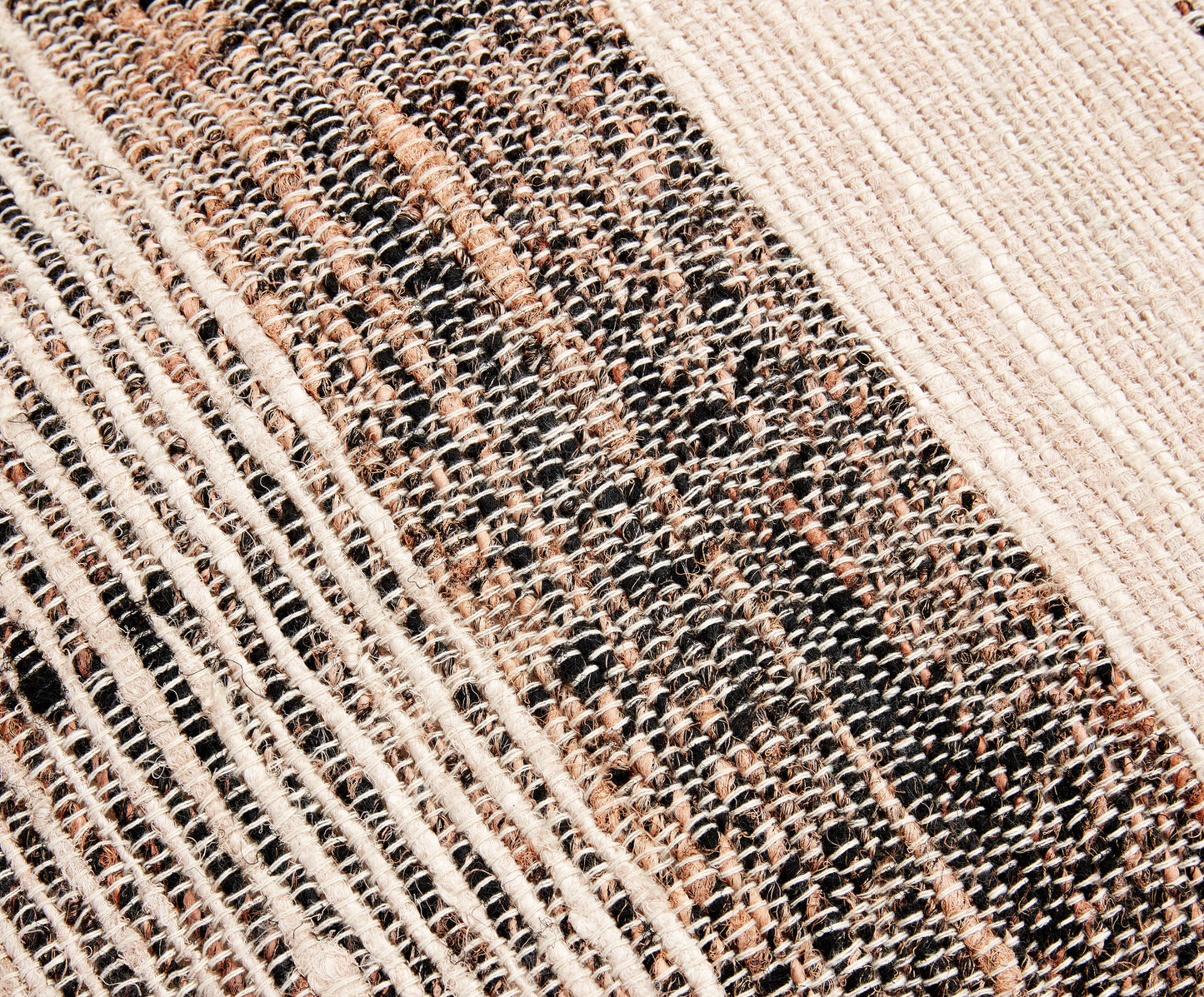 Large Square Beige/Black/Cream Cushion