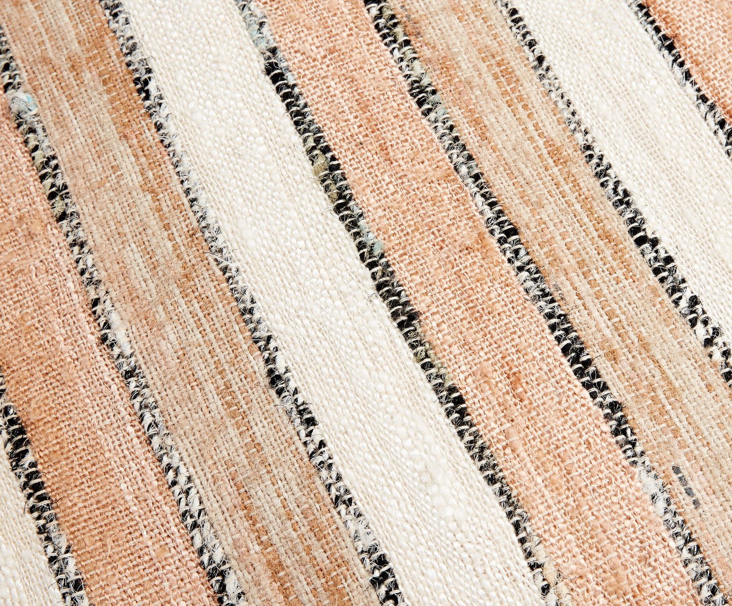 Small Striped Lumbar Cushion