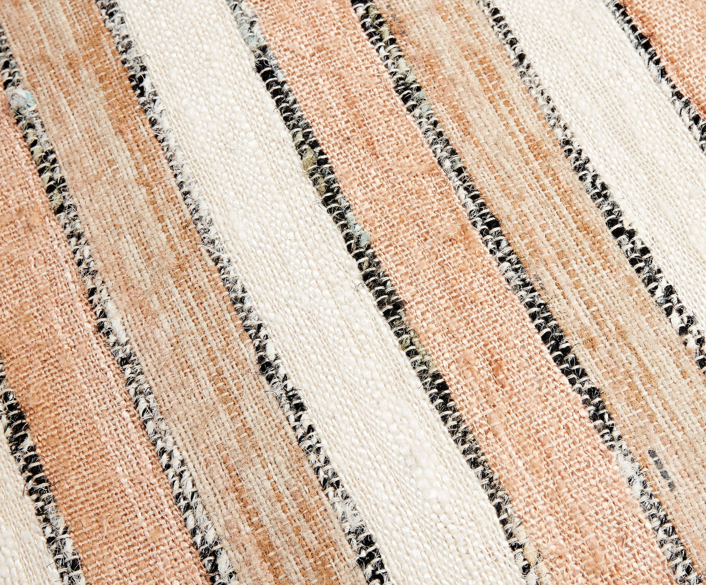 Large Square Striped Cushion