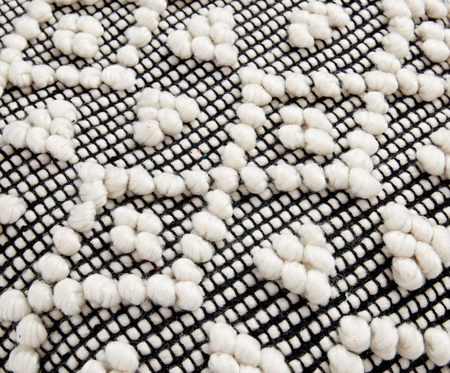 Large Square Diamond Bobble Cushion