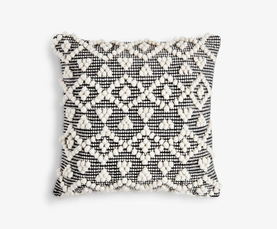 Large Square Diamond Bobble Cushion