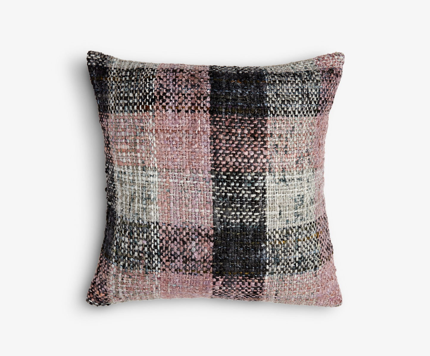 Medium Square Blue/Pink Check Cushion