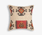 Medium Square Ethnic Beige Cushion