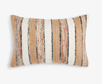 Small Striped Lumbar Cushion
