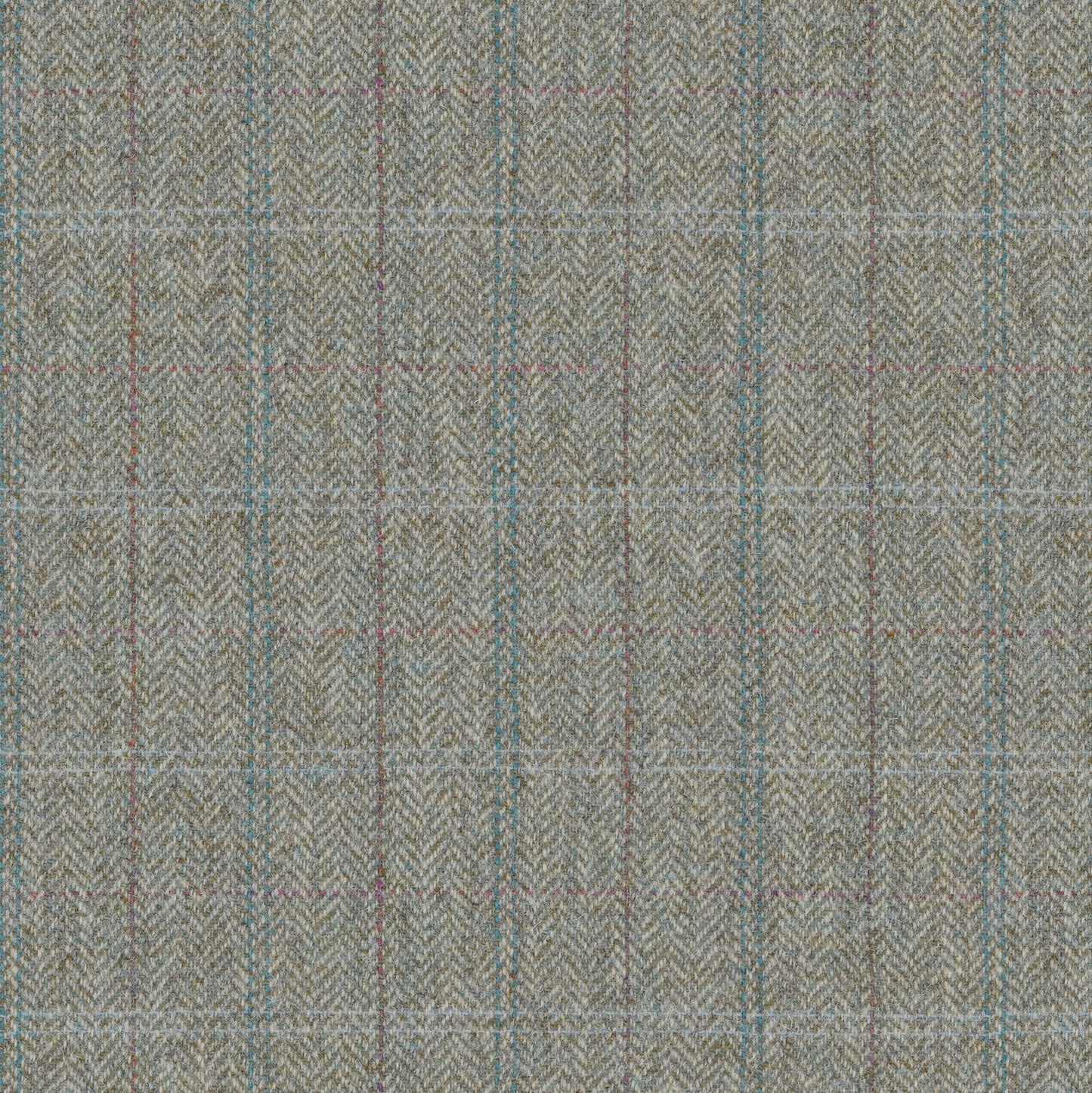 Cerulean Highland Herringbone