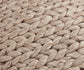 Medium Square Dark Grey Knit Cushion