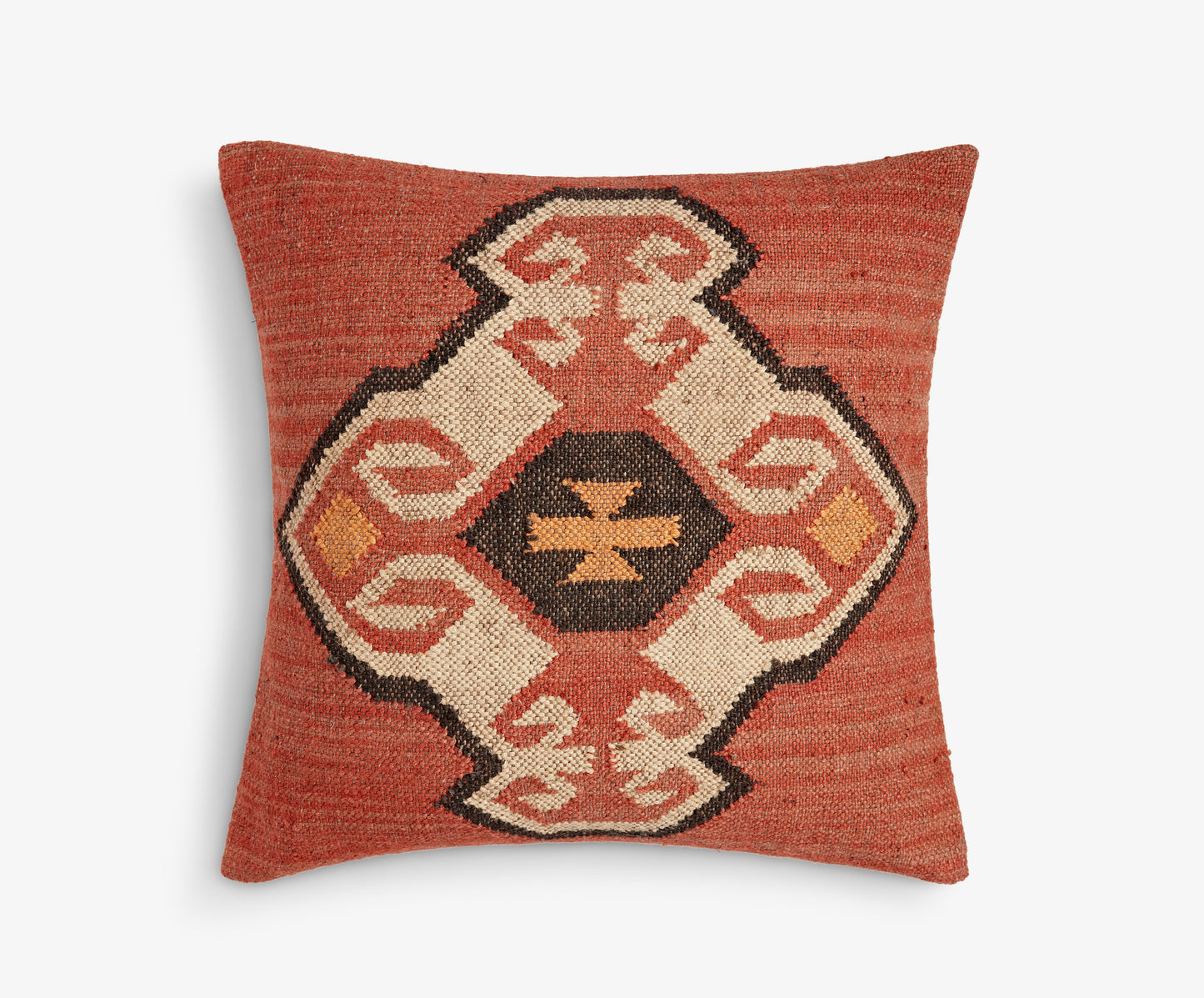 Large Square Kilim Red Cushion