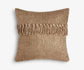 Medium Square Tassel Brown Cushion