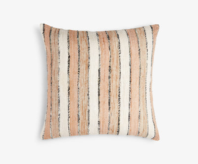 Large Square Striped Cushion