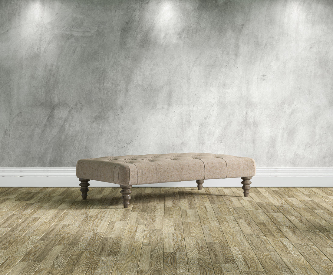 Jacaranda Buttoned Stool Tetrad